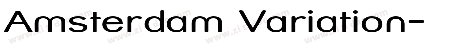 Amsterdam Variation字体转换